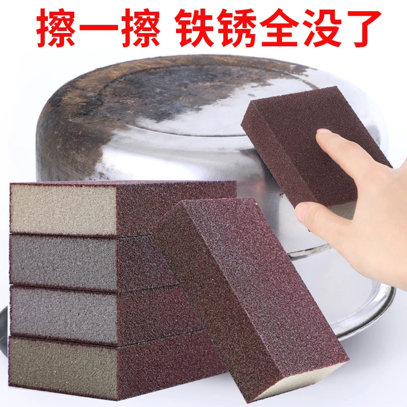 锅碗瓢盆专业刷洗 金刚砂海绵二合一