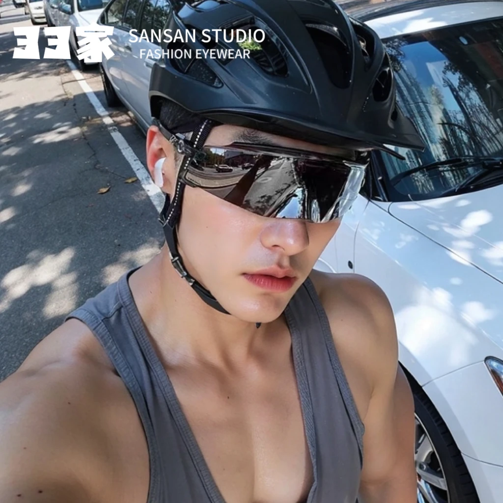 登山户外骑行眼镜运动墨镜紫外防晒公路徒步自行车太阳镜防风沙