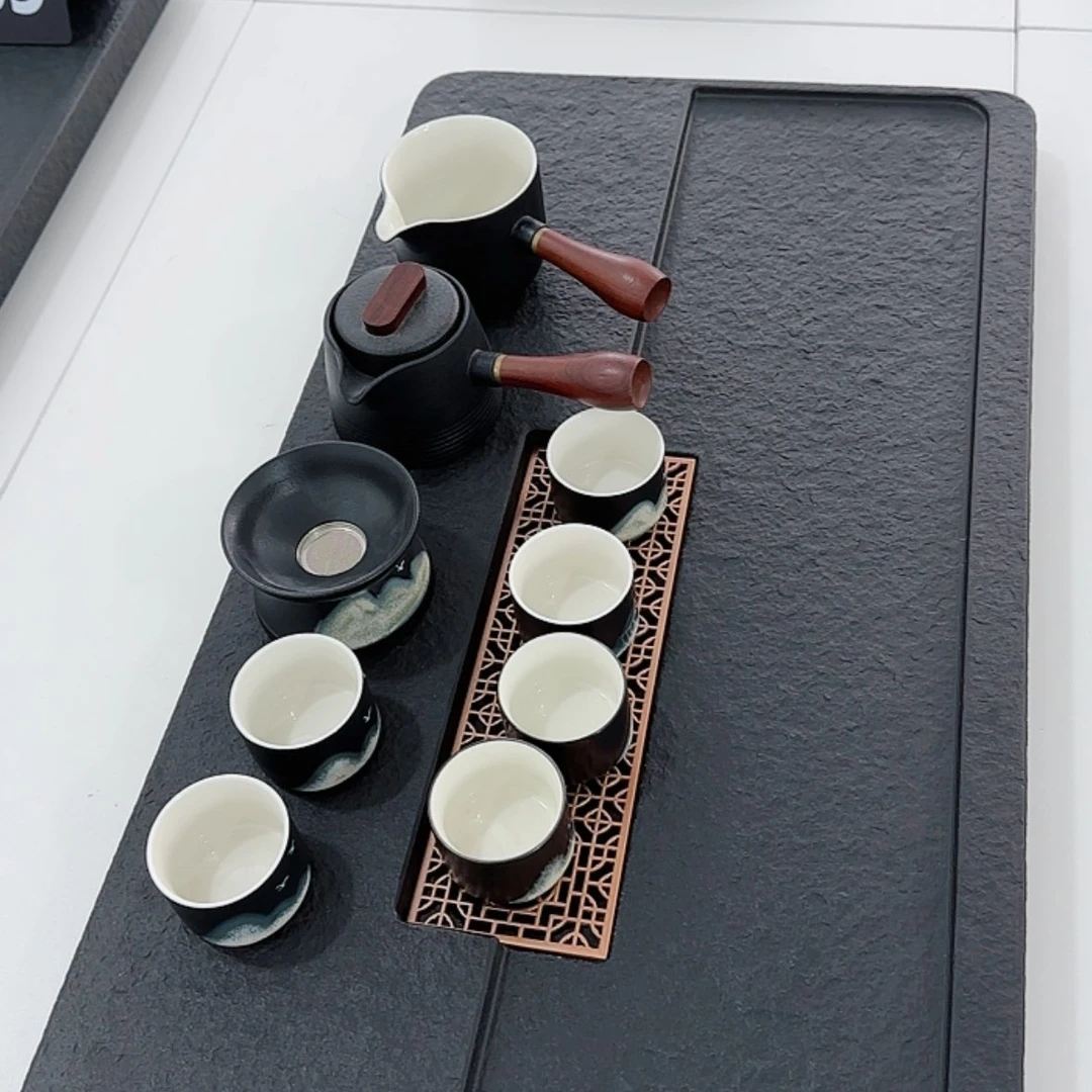 【闪购商品】陶瓷侧把壶茶具1套