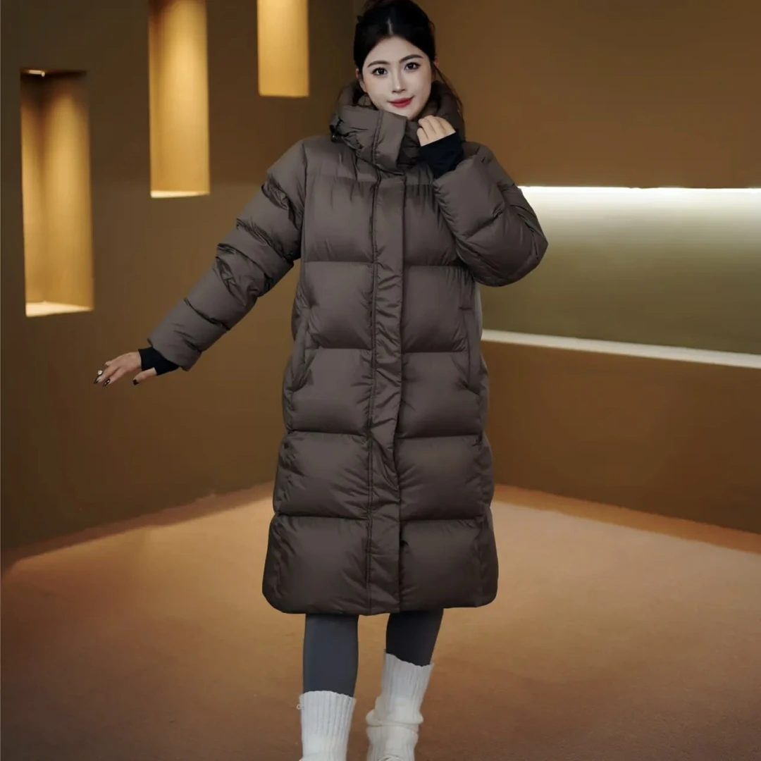 冬季户外95鹅绒服时尚加厚保暖中长款秋冬男女款休闲韩版百搭3307