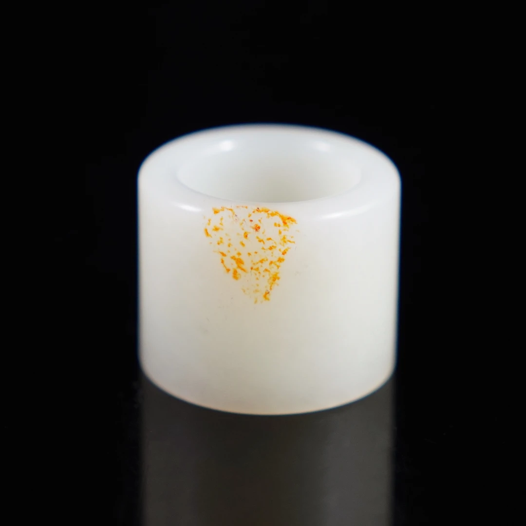 H2403261135/清中期/和田白玉扳指 明清玉器收藏 文物古董 和田玉