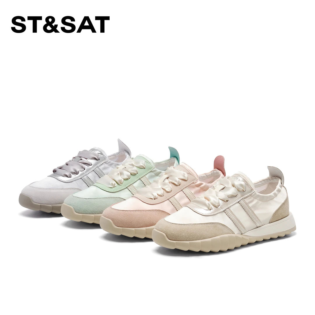 【多多在美国】星期六新款德训鞋百搭增高厚底休闲鞋SSC2112D07-C