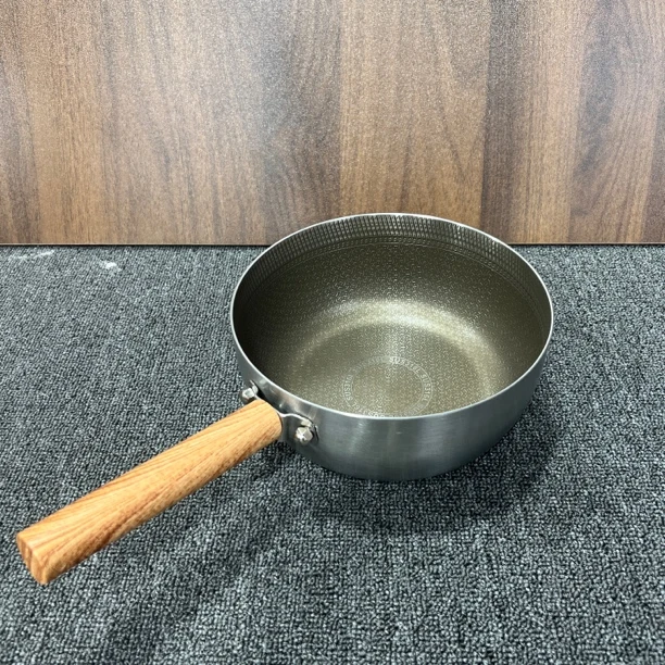 （含钛奶锅）户外可拆卸把手一体七层钢20cm不粘锅宝宝辅食小炒锅