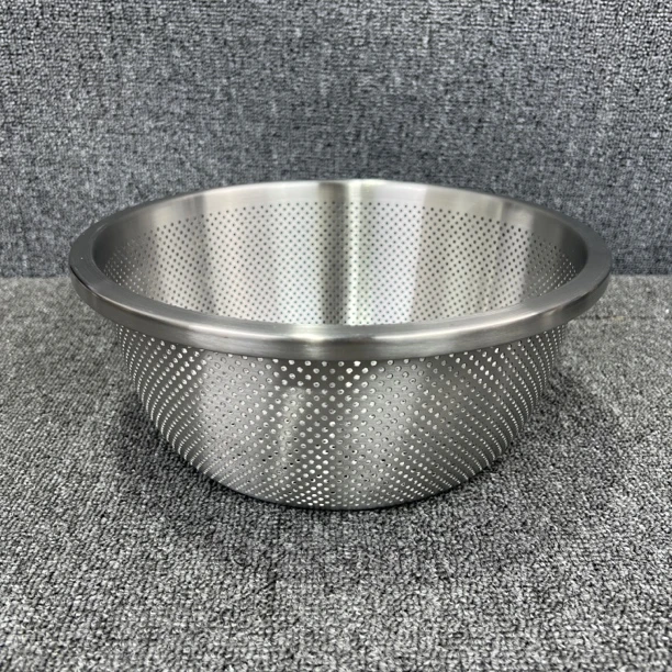 洗米盆26CM*10.5cm316不锈钢漏盆特厚淘米盆水果盆家用米筛洗菜盆
