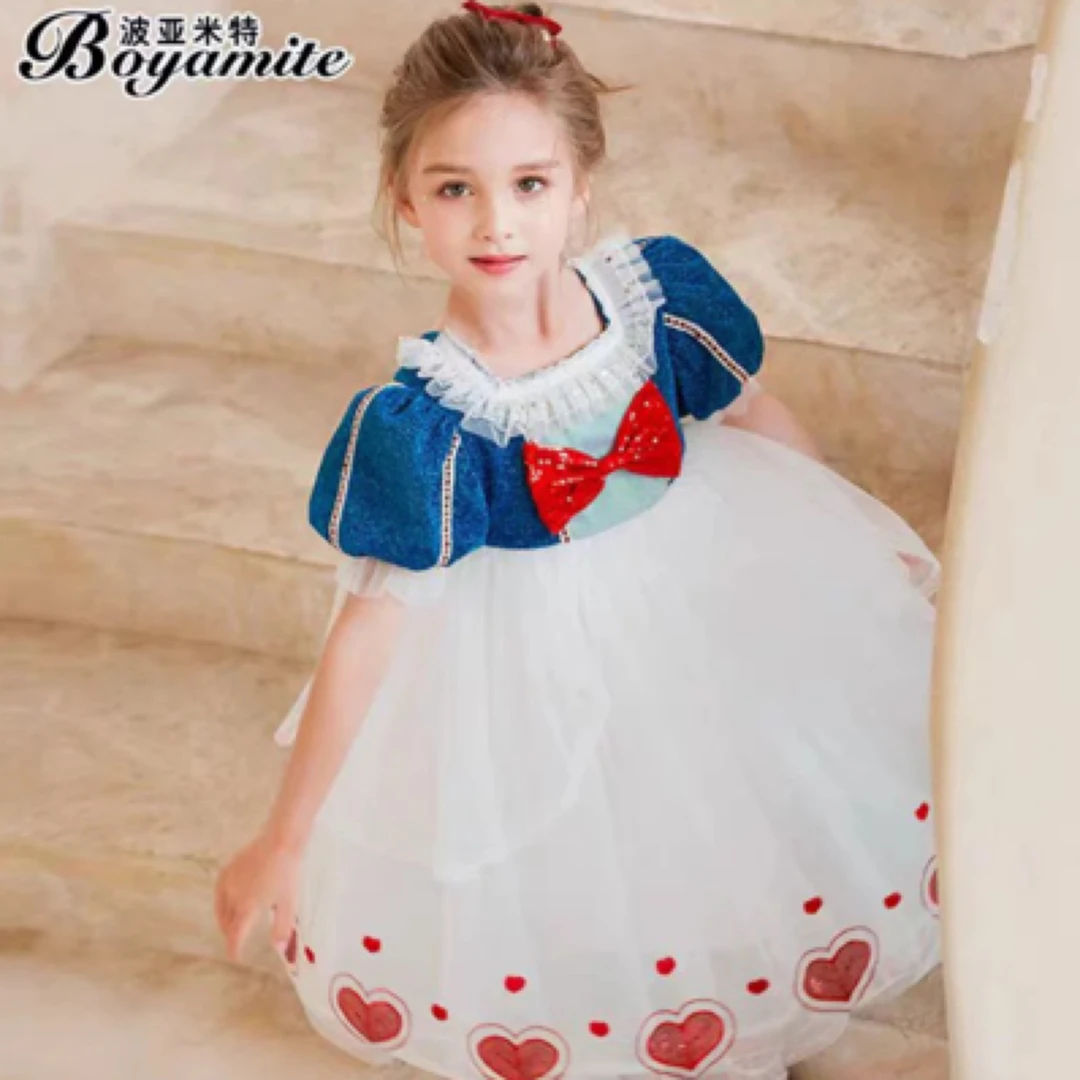 女童仙女裙白雪公主公主裙生日节日礼服