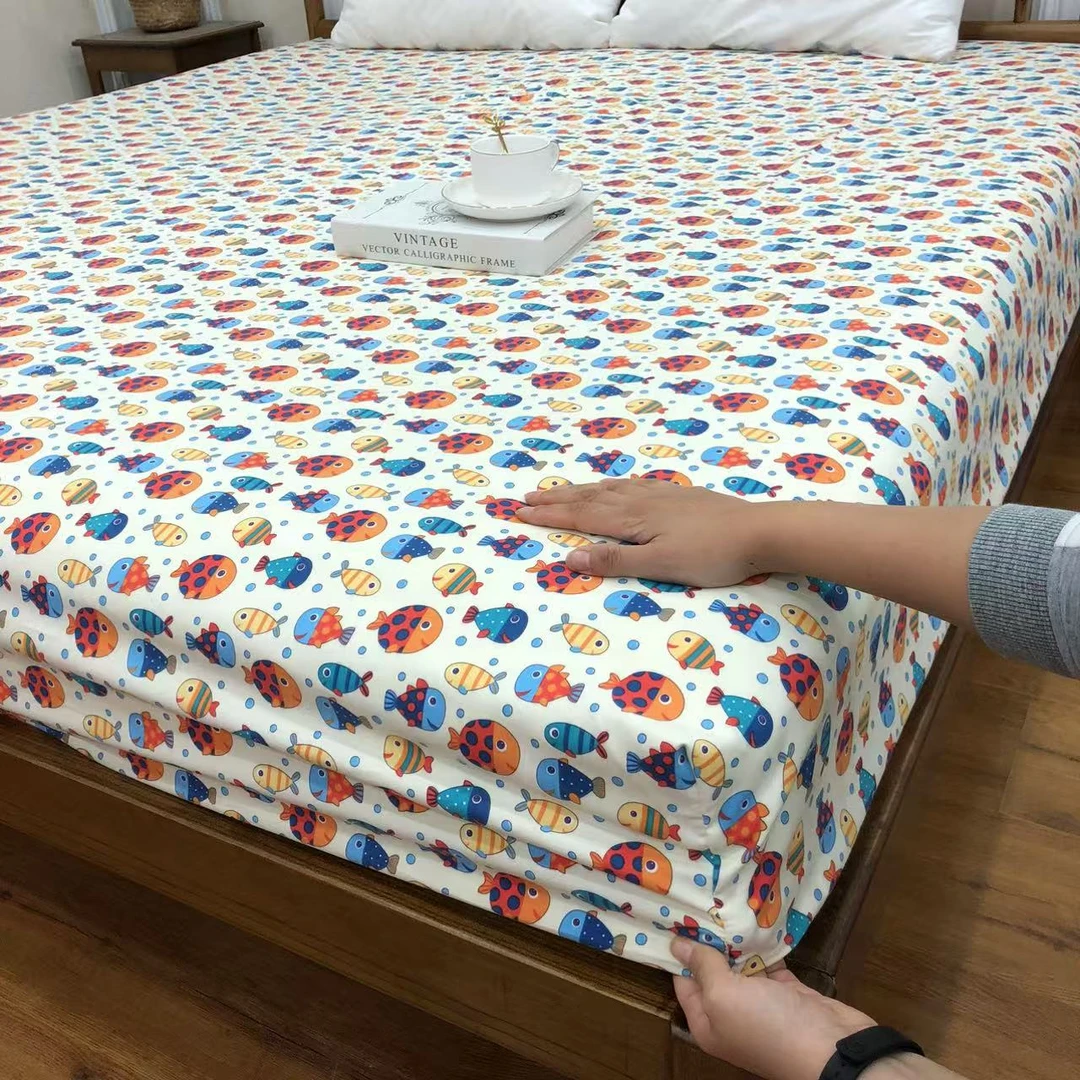 【好多鱼】-床笠床垫保护套1.8X2小辣椒加厚磨绒