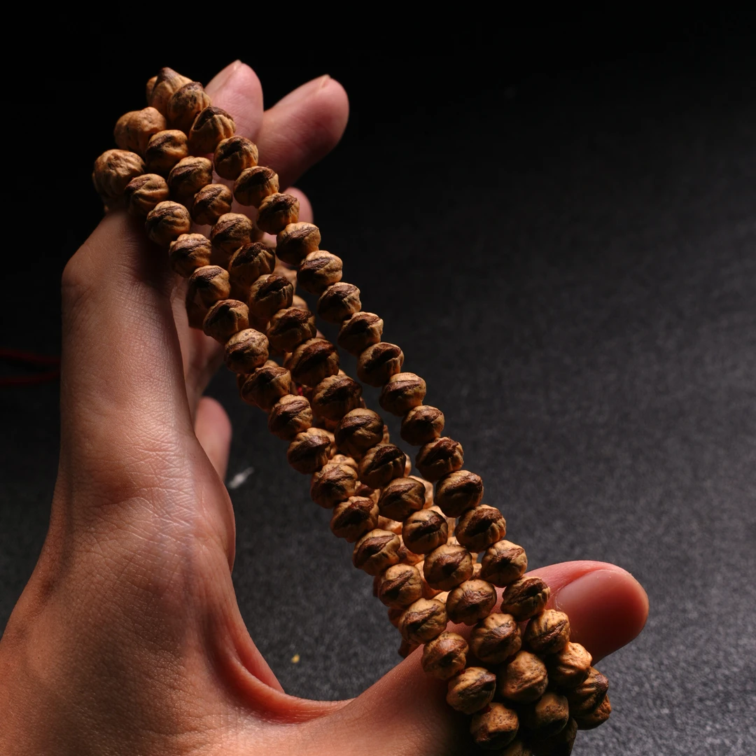 【朝奉堂】柏香籽（编号 J182 天然文玩柏香籽108长串尺寸 6+