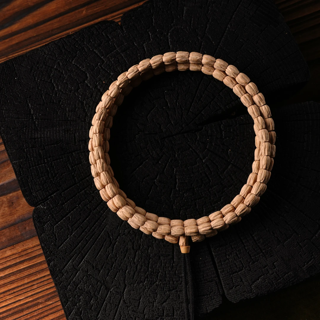 J658百香籽长串108颗念珠天然文玩佛珠 5+