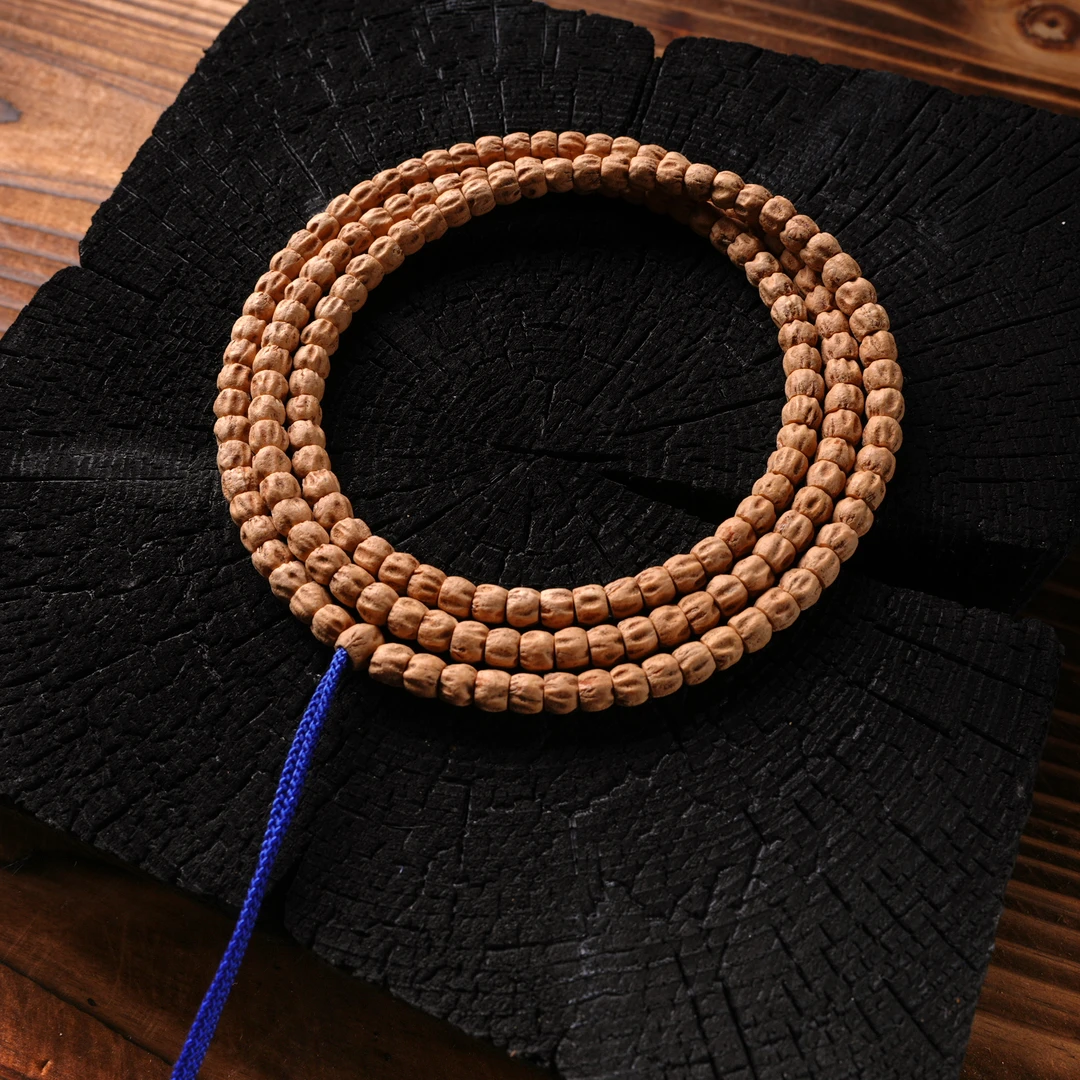 【朝奉文玩】柏香籽（编号J379 天然文玩柏香籽108长串尺寸 5