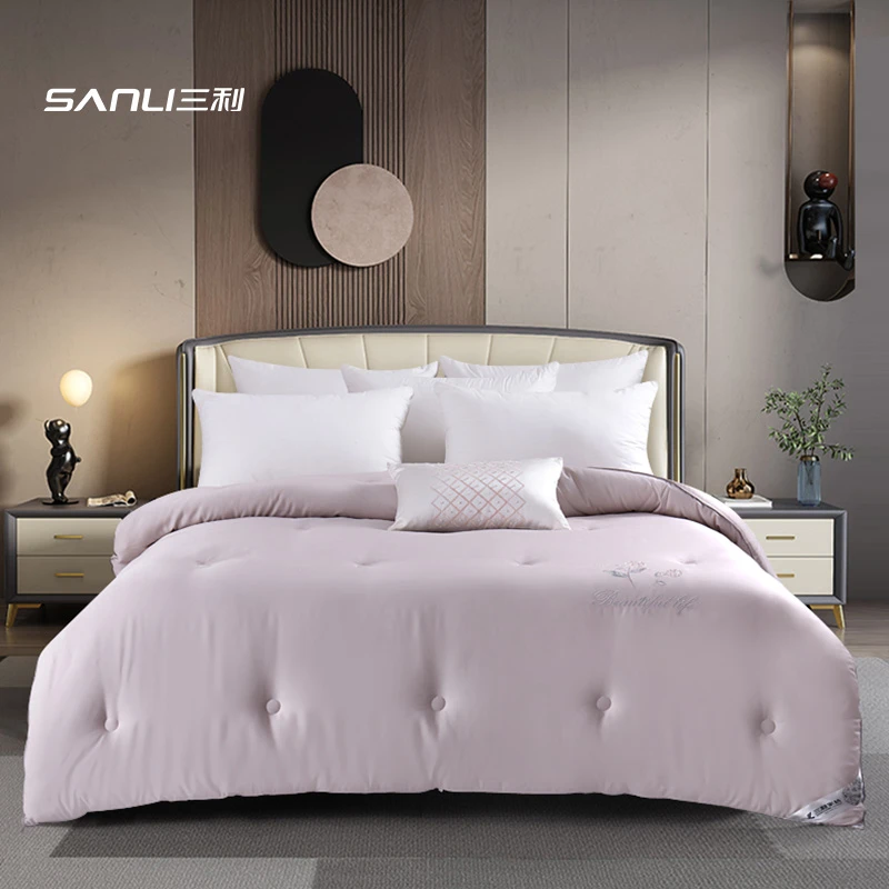 【三利家纺】三利双人抗菌防螨防静电亲肤 秋冬保暖被子加厚被芯