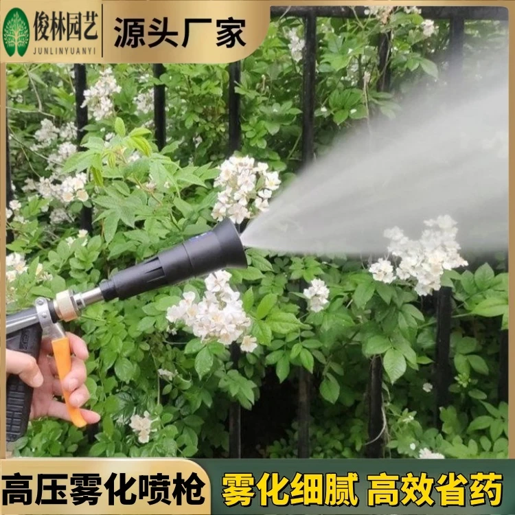 打药机高压铜喷枪电动喷雾高压果树雾化喷枪手压可调喷枪耐用强劲