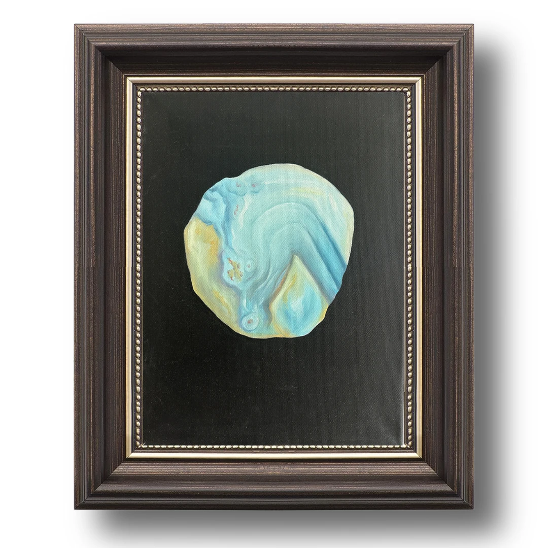 《雨花石》家居装饰画手绘油画无装裱挂画客厅电表箱卧室玄关书房