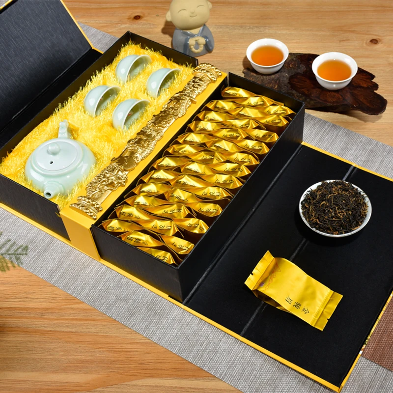 LIUGAOSHAN/流高山红茶金骏眉红茶御品豪茗茶叶礼盒装中秋送礼