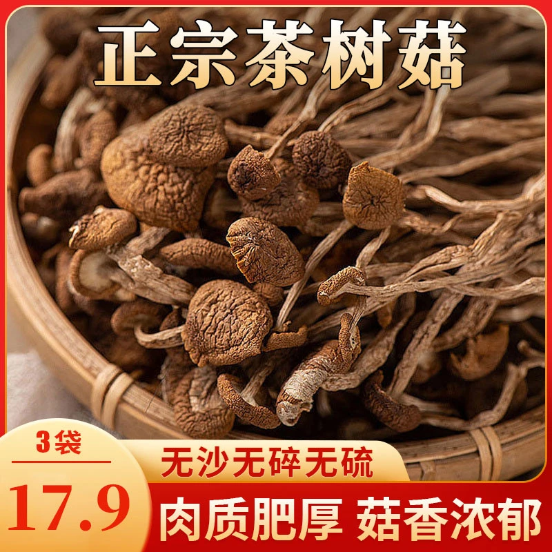 【厂家直销】回馈粉丝 正宗农家茶树菇 当季新货 脆嫩鲜香高蛋白