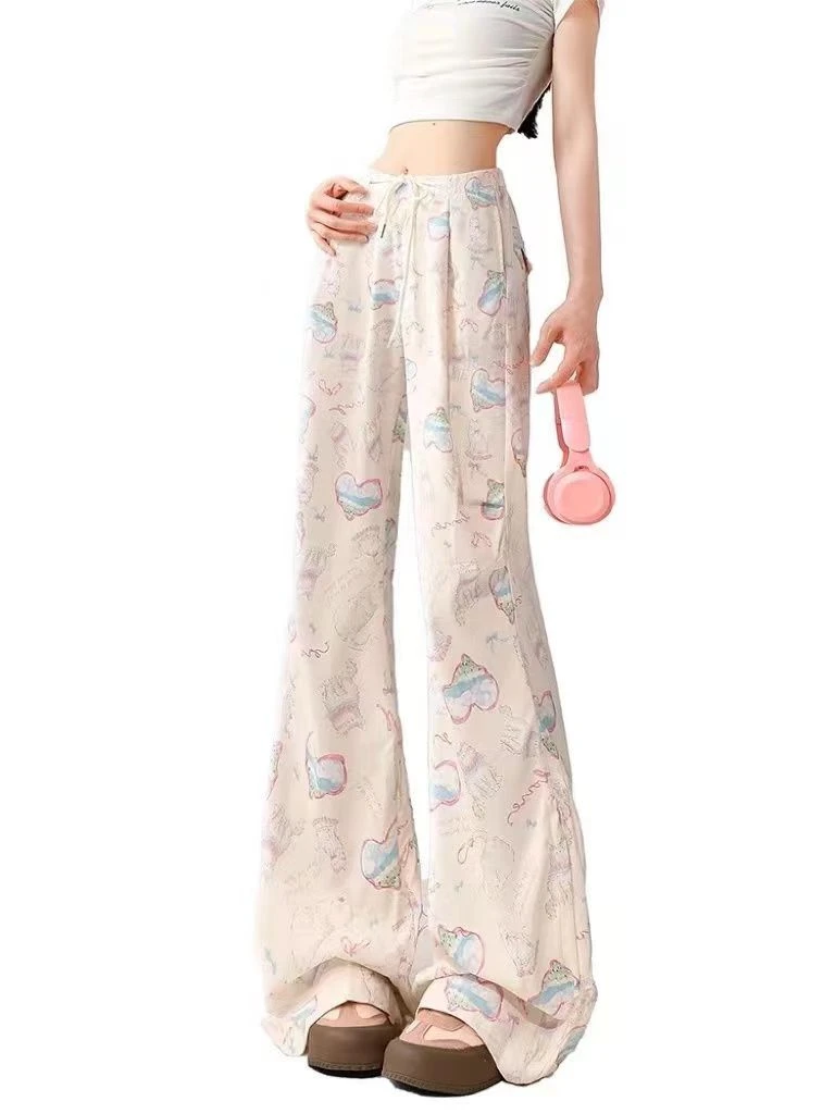 381-390  臻雅女装裤子  商家编码新款潮流百搭宽松遮肉直筒休闲