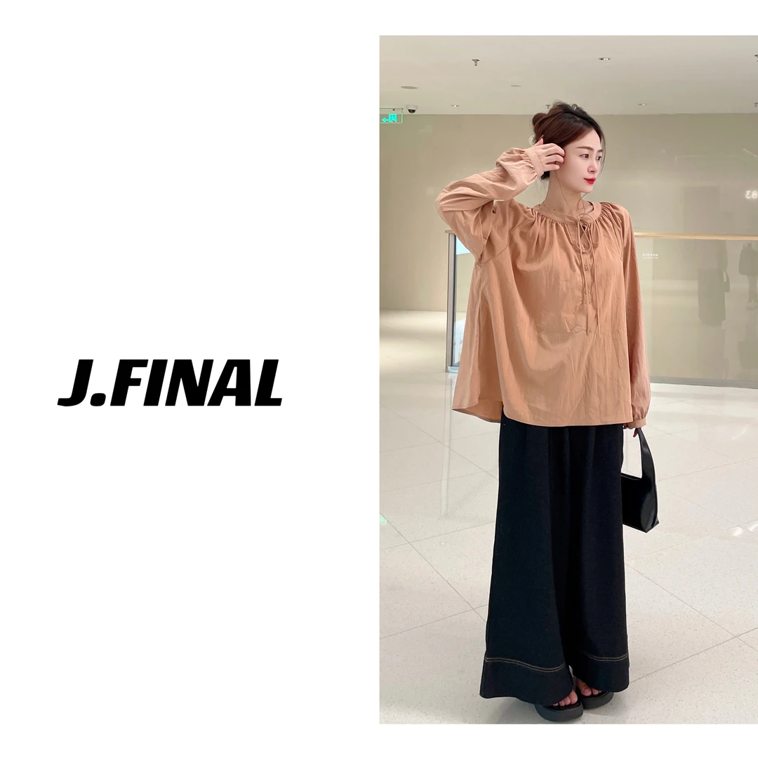 2023秋季新款韩系慵懒风多色衬衫宽松百搭长袖衬衣