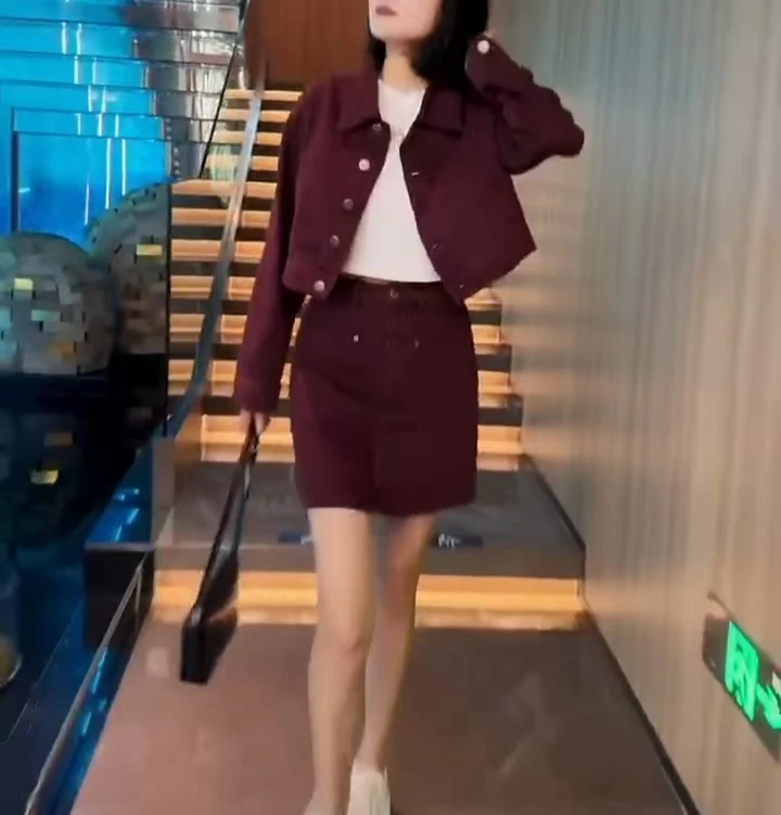 新款气质时尚洋气韩版套装0529