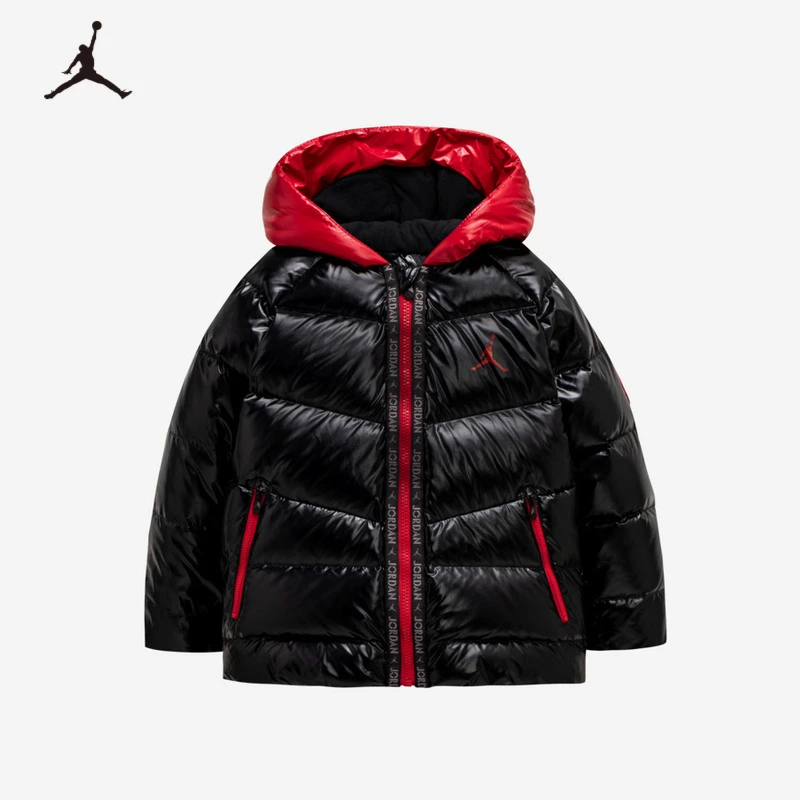 【官方旗舰】AIRJORDAN冬季休闲保暖童装羽绒服男童短款羽绒服B648