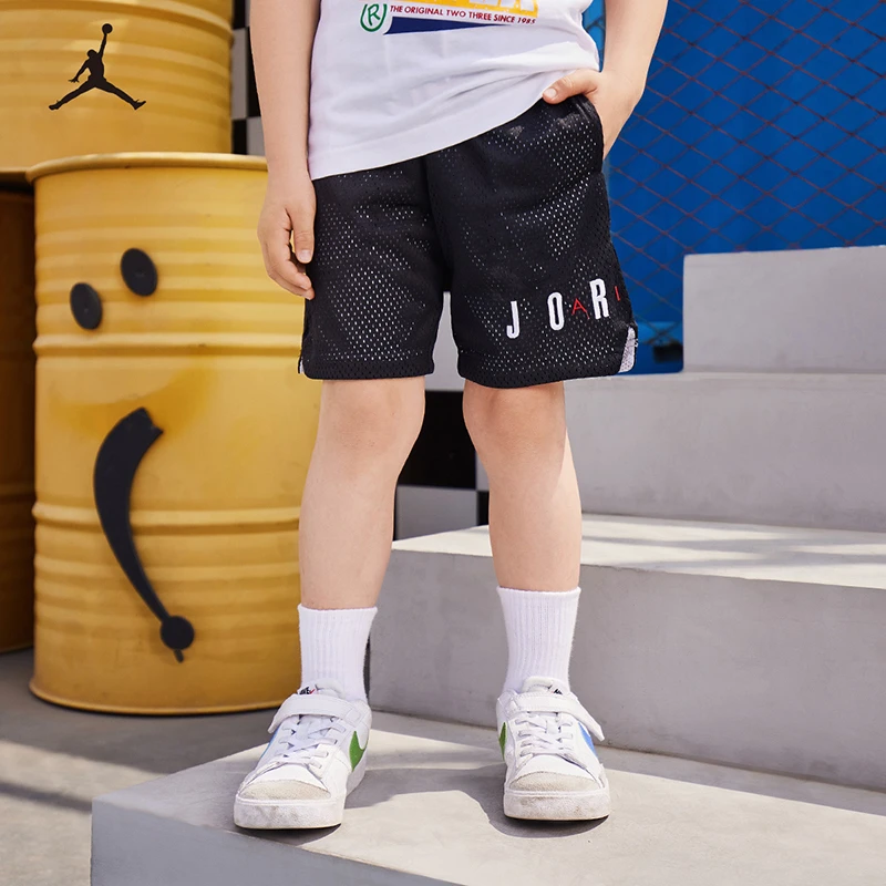【官方旗舰】AIRJORDAN夏季运动儿童运动短裤美式透气速干短裤A298
