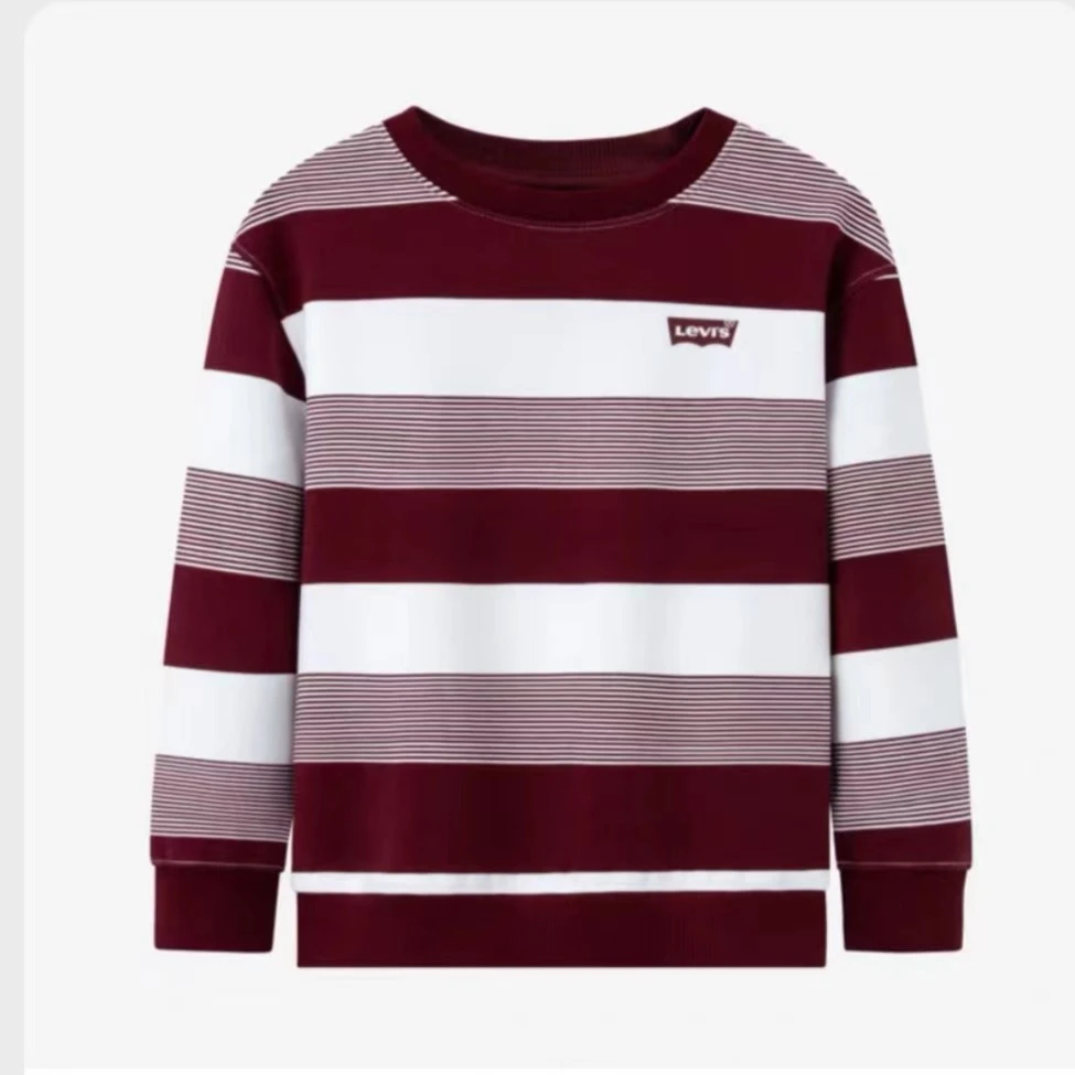 【官方旗舰】Levi's李维斯男童春秋时尚条纹卫衣LVB-FW-J631