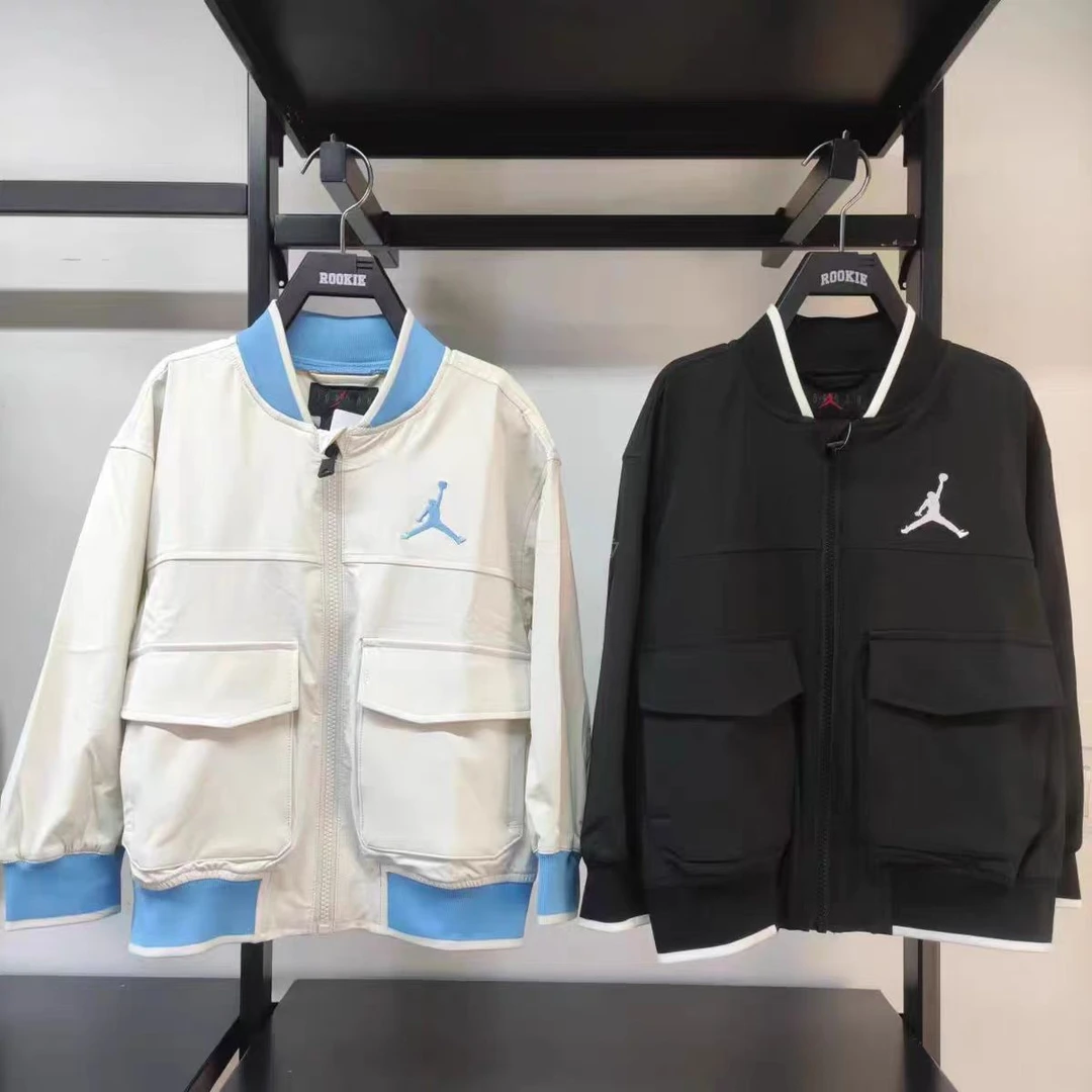 【官方旗舰】 AIR JORDAN童装夹克男童休闲时尚运动梭织夹克C516