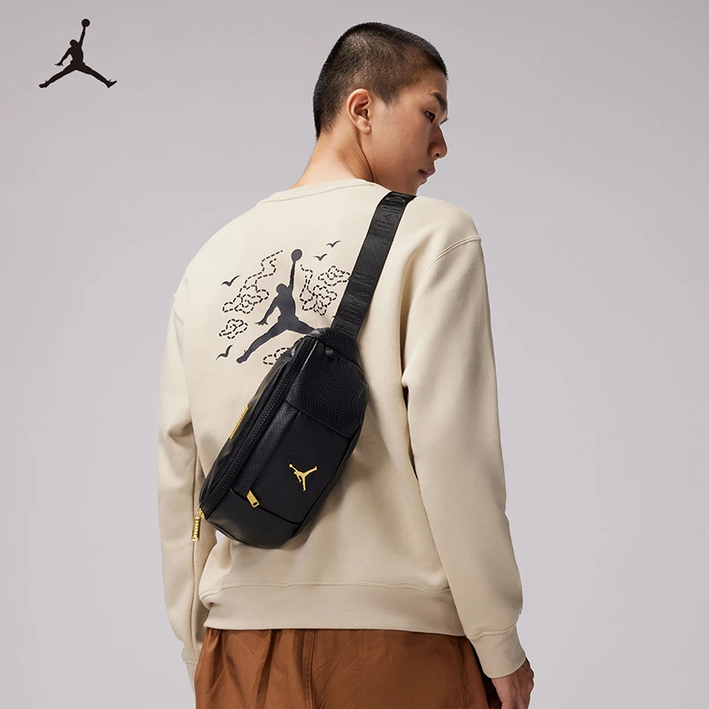 【官方旗舰】AIR JORDAN男女同款单肩包户外休闲运动时尚腰包0138