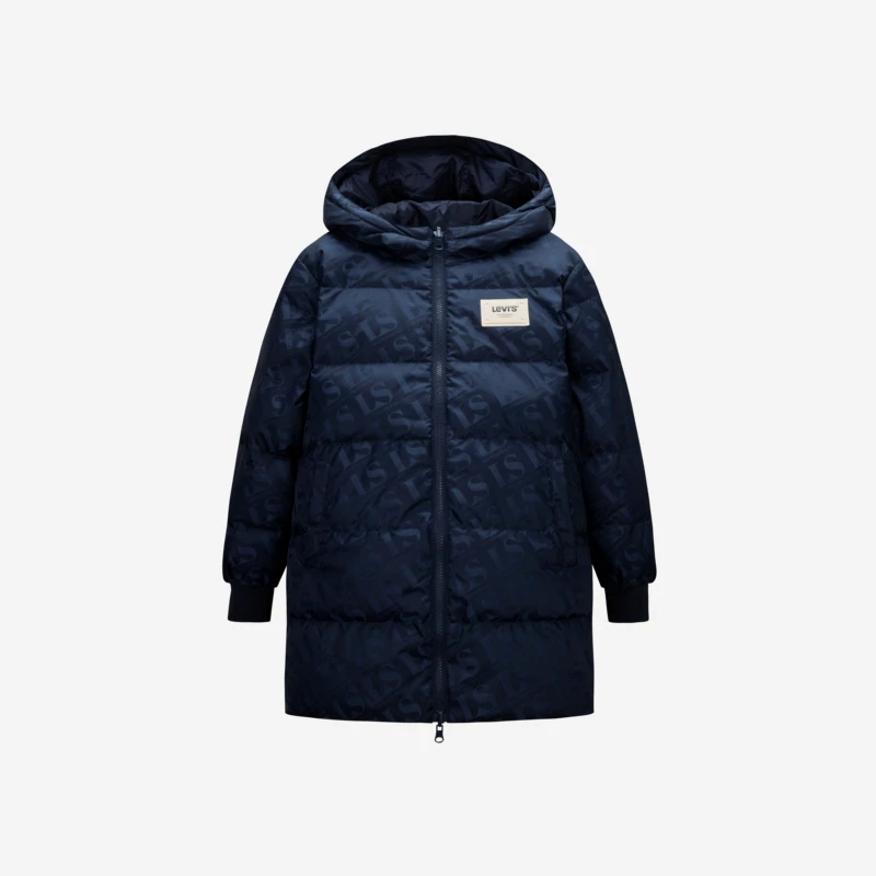【官方旗舰】Levi's李维斯童装羽绒服冬季大童中长款羽绒服M420