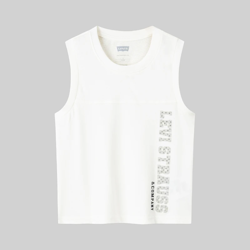【官方旗舰】Levi's童装儿童背心短袖2025夏季新款男童无袖上衣K721
