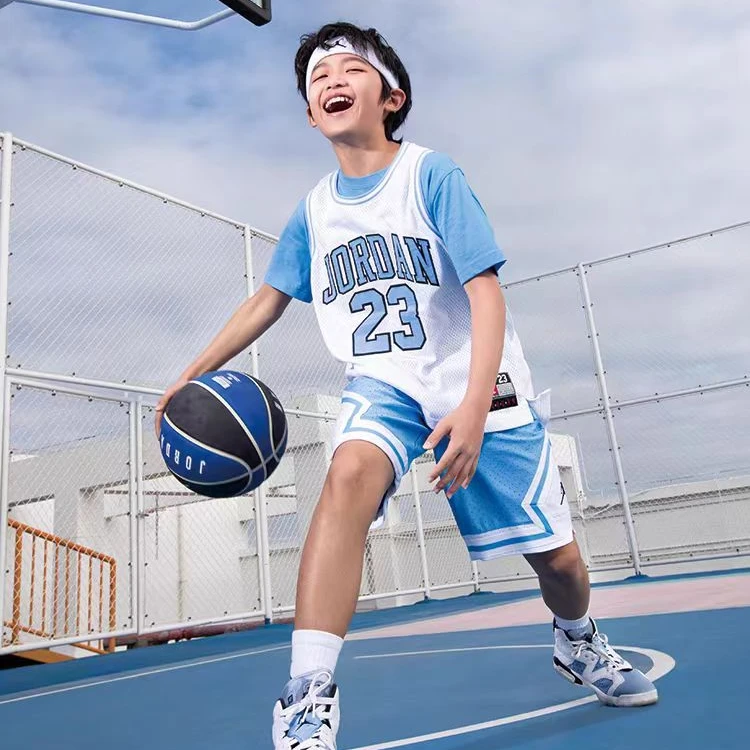 【官方旗舰】Air Jordan夏季休闲运动男童儿童装网眼篮球背心A773