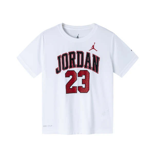 【官方旗舰】AIR JORDAN夏季休闲运动童装男童短袖T恤透气速干5178