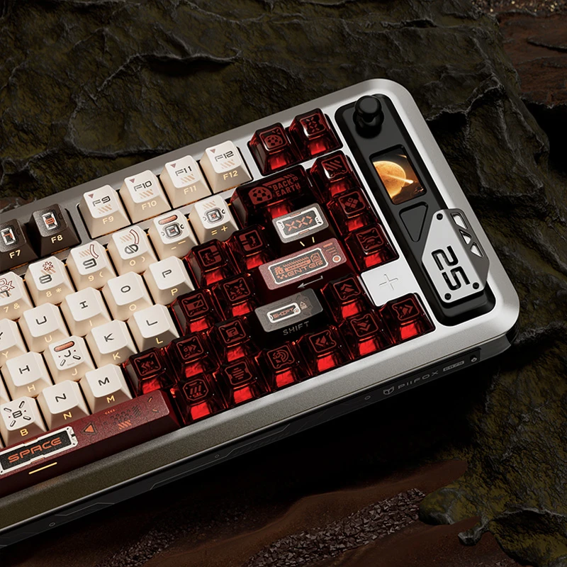 PIIFOX《登月计划》个性【键帽】PBT侧刻键帽原厂热升华高颜值松弛感