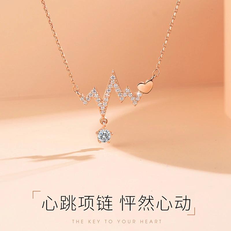 纯银项链女小众设计感2021年新款轻奢ins简约锁骨链夏天礼物饰品
