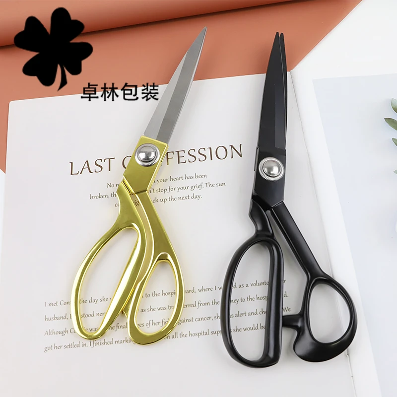 【直播】花艺裁缝剪 高档金属剪刀丝带包装纸裁剪剪刀花店用品材料