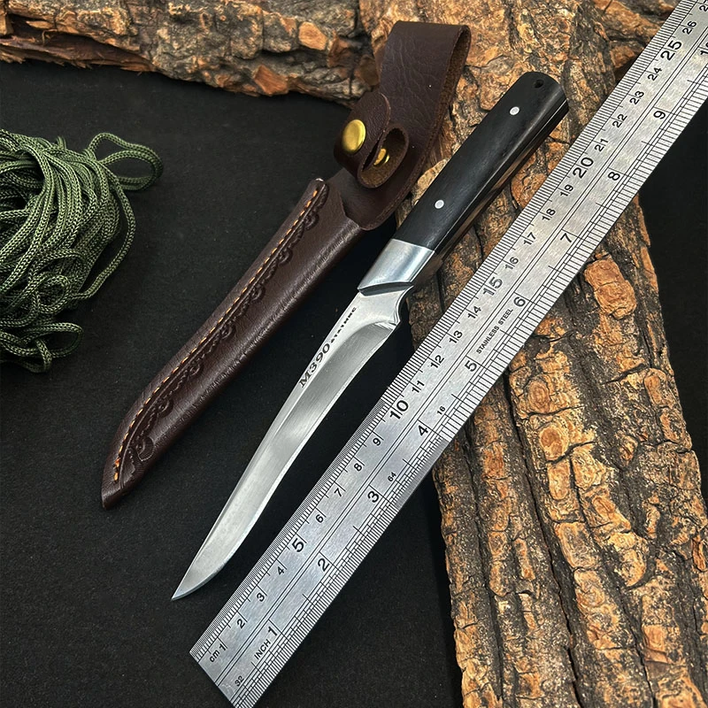 伴月刃 高硬度露营户外刀剔骨一体钢野外求生小直  2-18号 已开