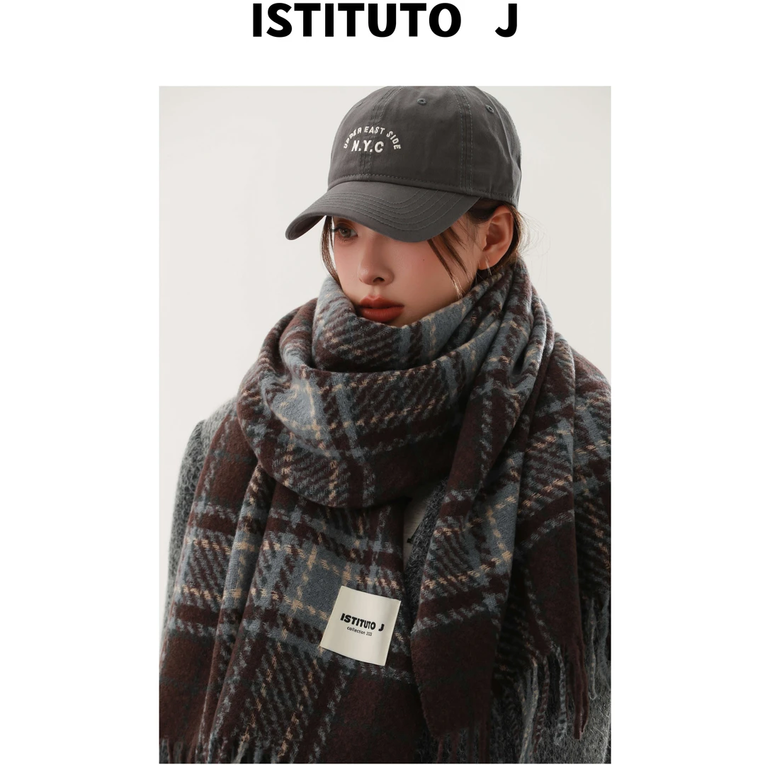 ISTITUTO J2023冬季新款韩系围巾