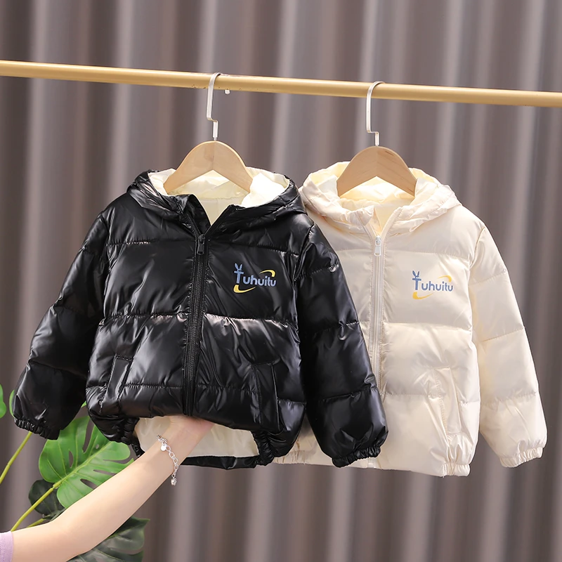 儿童连帽棉服冬季宝宝加厚外套男童女童休闲夹克保暖上衣冬装新款