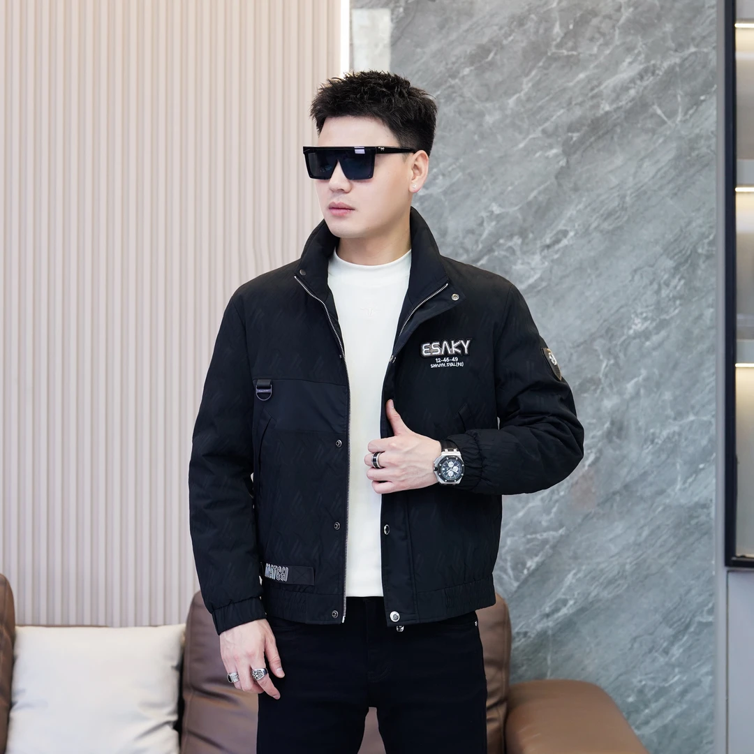 【SITEWEIE】2024高档欧货国标90白鸭绒羽绒服牛津布重工艺男款3283