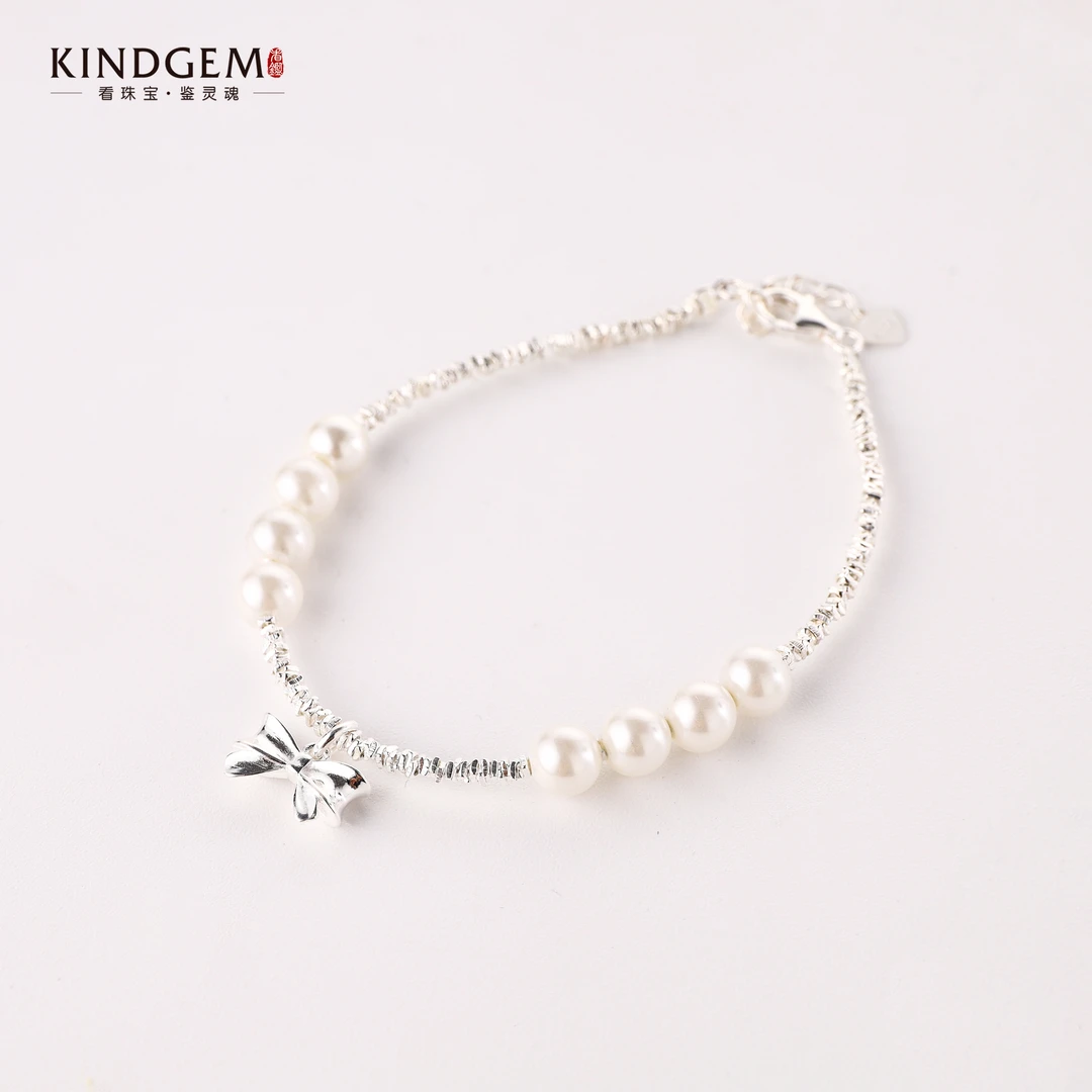 看鉴 925银仿珍珠手链 AW53XIPS-26632精致简约时尚百搭手链