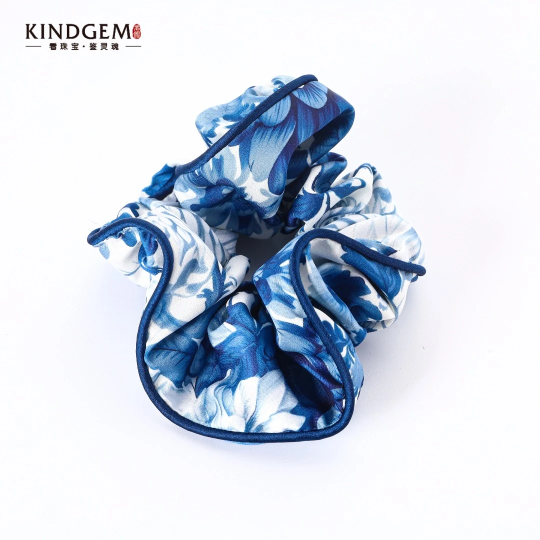 CG209XYFC-24786 蓝色轻奢时尚百搭简约设计师优雅气质发绳