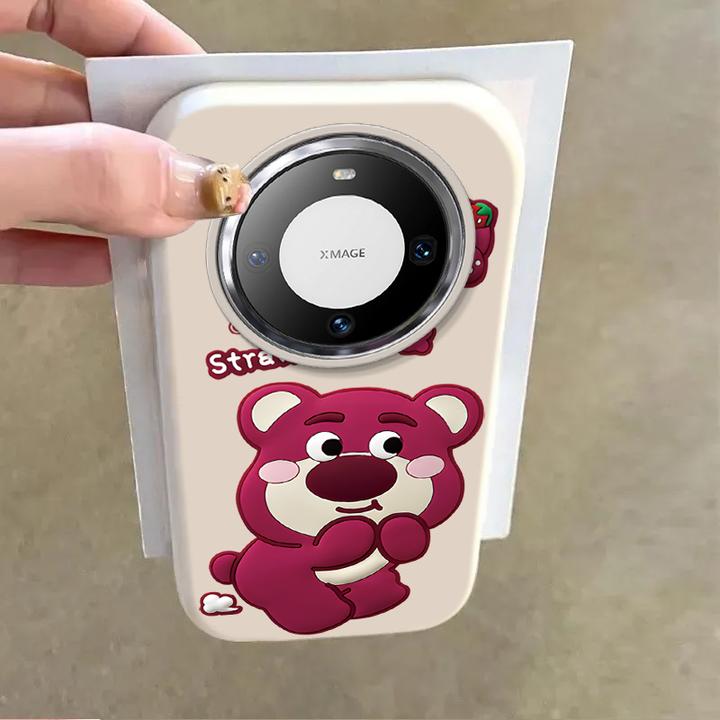 害羞草莓熊适用华为mate60手机壳mate60pro保护套mate60pro+防摔