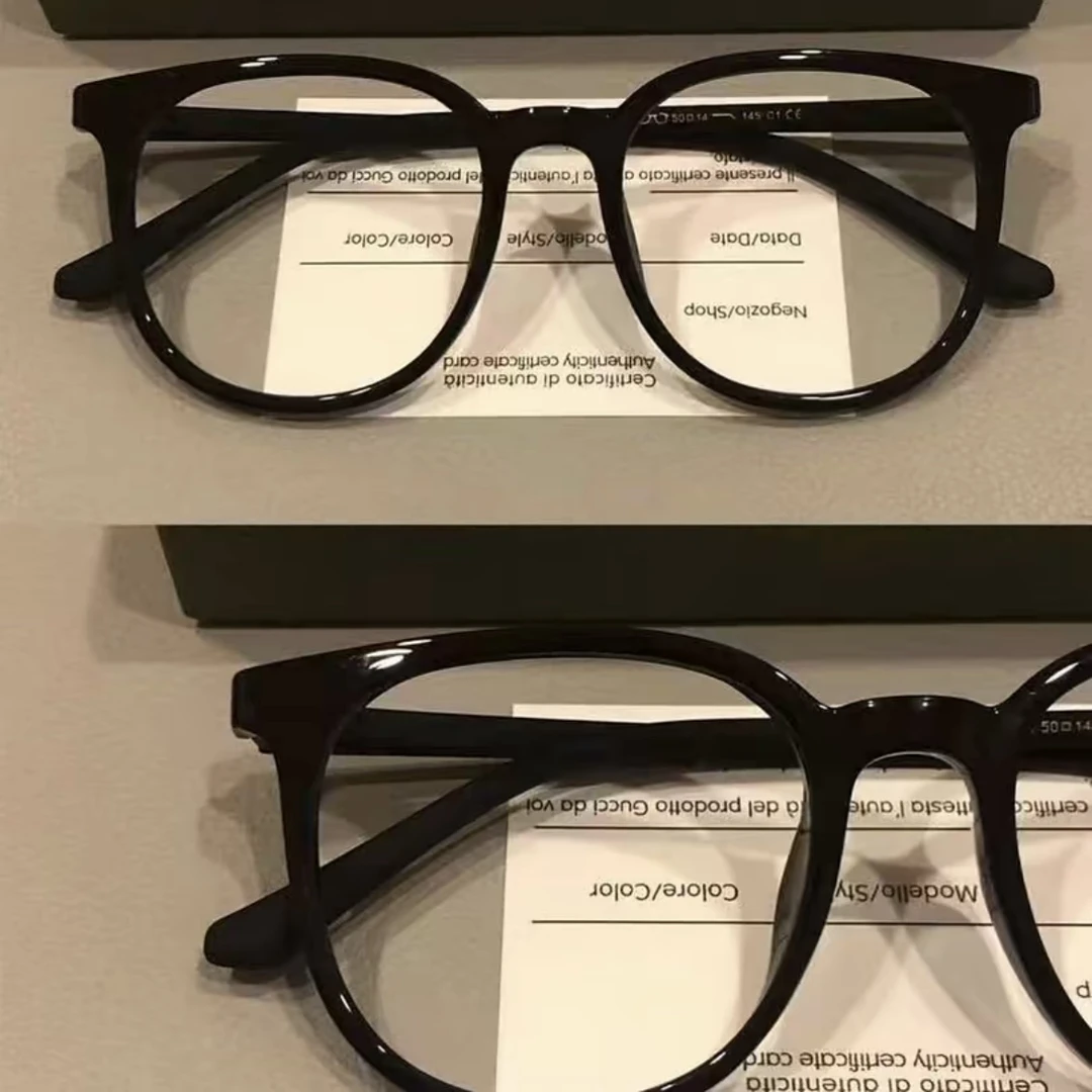 早八素颜神器！温柔肖总复古方框可配度数素颜平光近视眼镜框架女