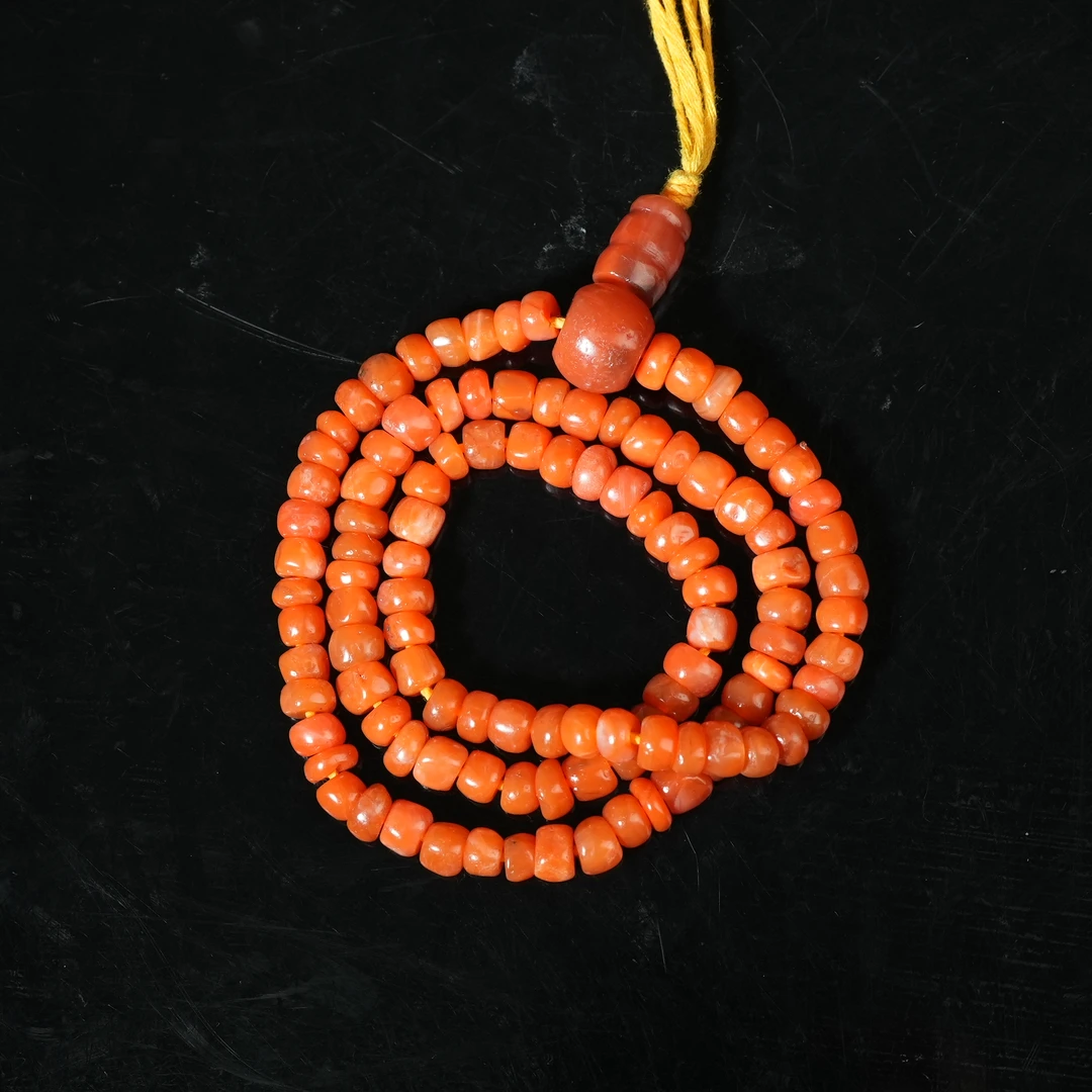 十九世纪南红念珠【古珠精选】AANH2412062003