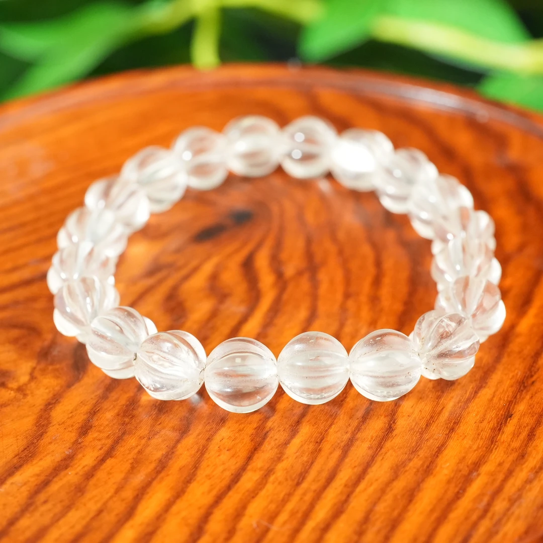 十九世纪老水晶莲花珠手链【华豫之门】AAJXD241005003