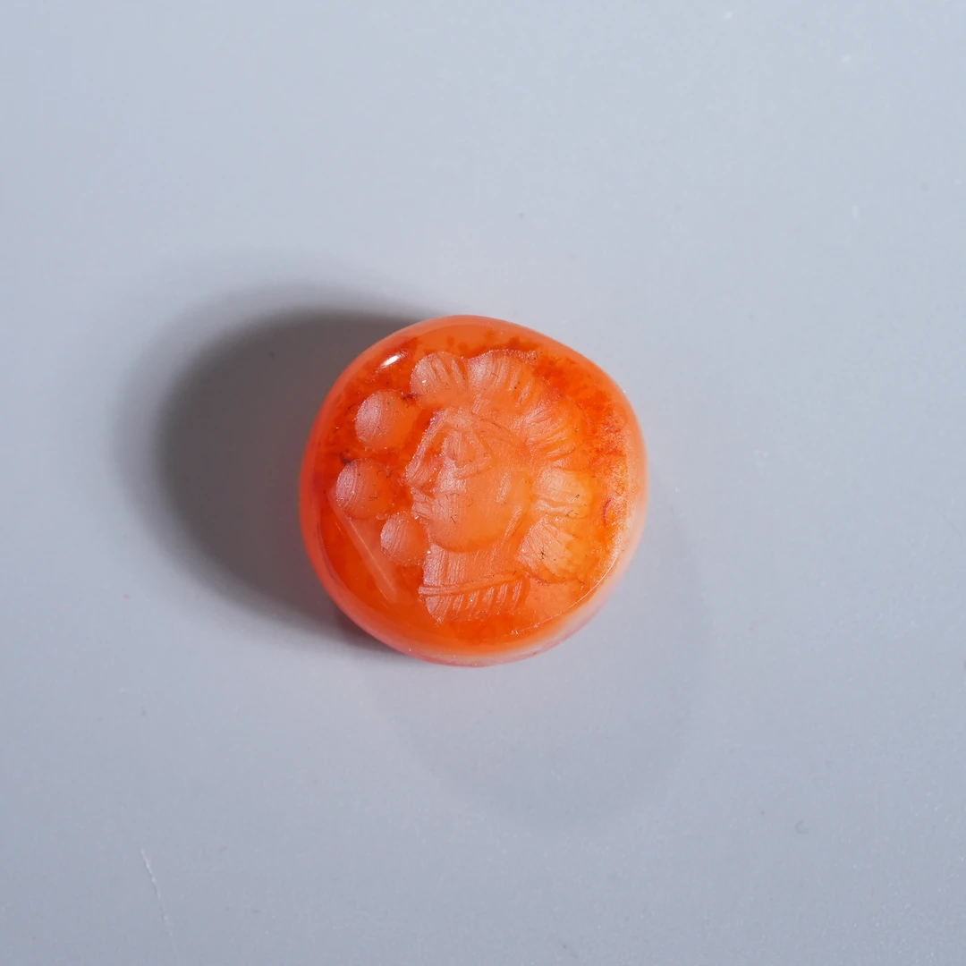 十九世纪萨珊玛瑙印章【古珠精选】AAJD240225059