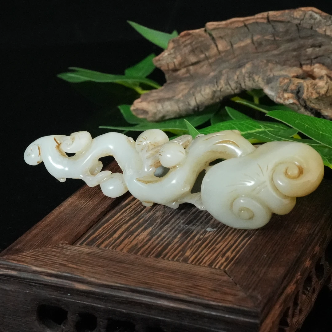 民国和田玉灵芝笔架【华豫之门】ALF2412035064