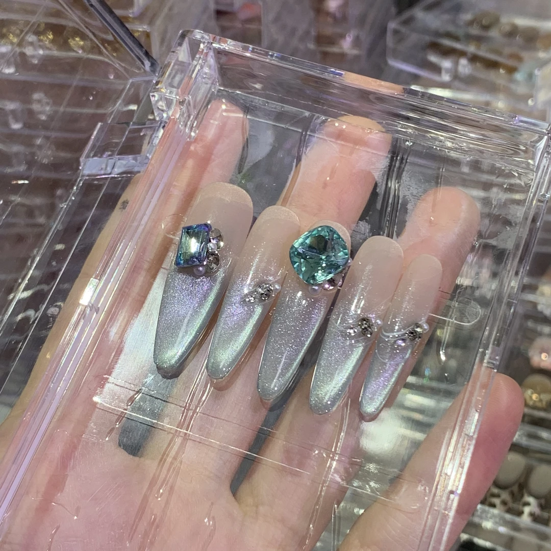 【蓝冰儿】纯手工穿戴甲