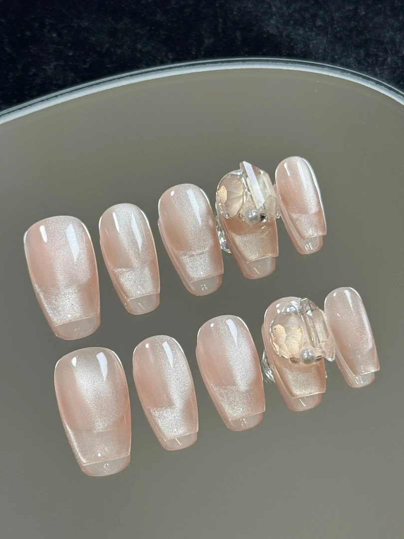 【柔柔白开水 】纯手工穿戴甲
