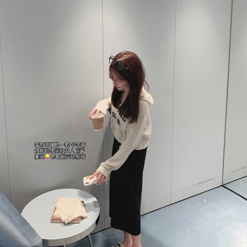 金蘑菇菇【 少女时期】 休闲甜阿miu连帽套组 日常爱