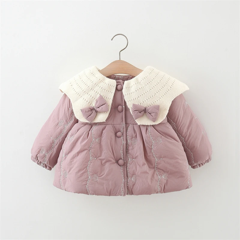 女童宝宝棉服冬季儿童洋气加绒加厚棉衣2025新款冬装棉袄外套