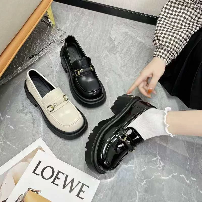 2024新款韩版松糕底乐福鞋1818